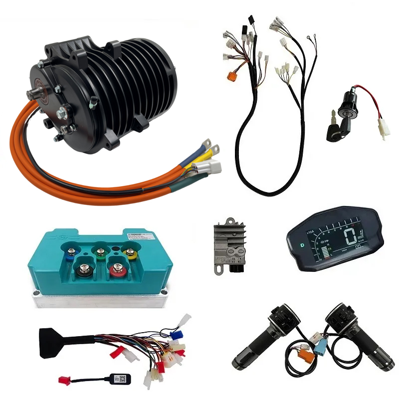 Motorcycle Gear - Qsmotor 138-c v3 3000w engrenagem interna