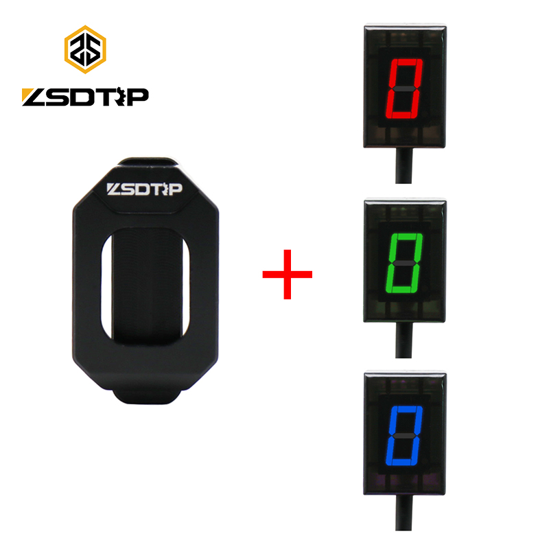 Gear Indicator Display - Zsdtrp 6 velocidades universal motocicleta indicador