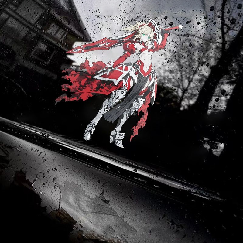 Motorcycle Gear Auto - Adesivos de Carro Fate Mordred, Adesivo