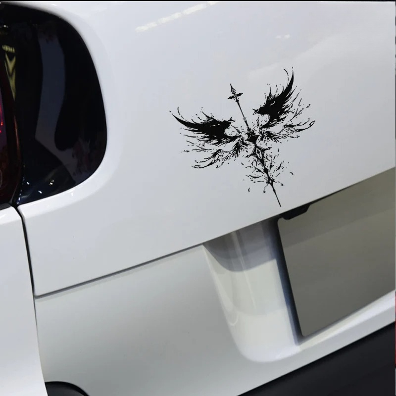 Gear Set Motorcycle - Adesivos criativos personalizados de asas de