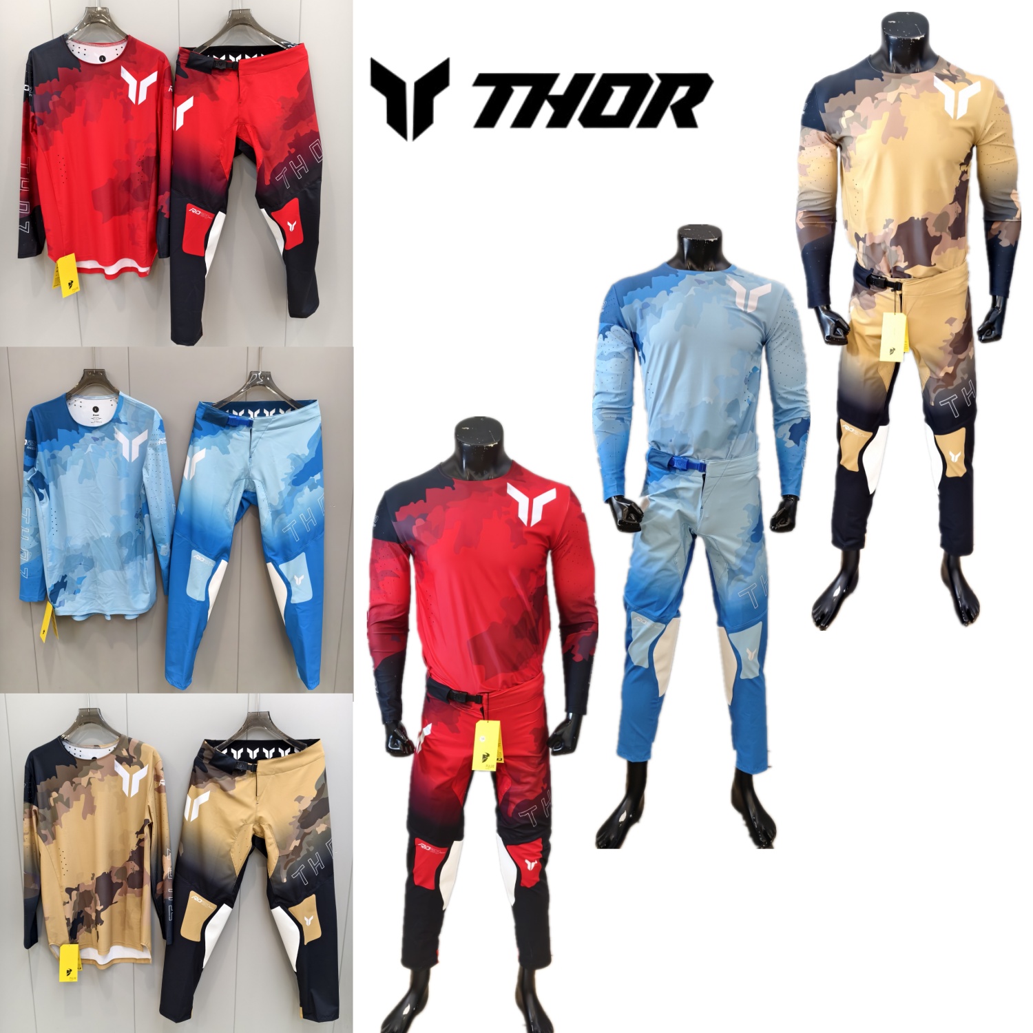 Gear Set Motorcycle - Conjunto de equipamentos de motocross THOR