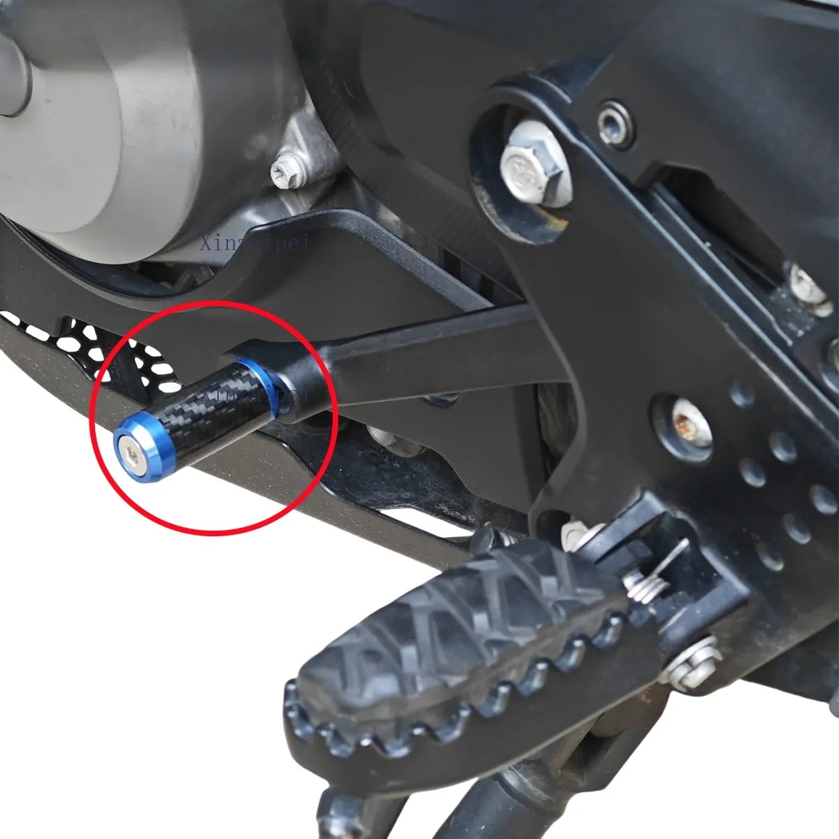 Motorcycle Gear Guide - Alavanca de Câmbio Modificada em Fibra