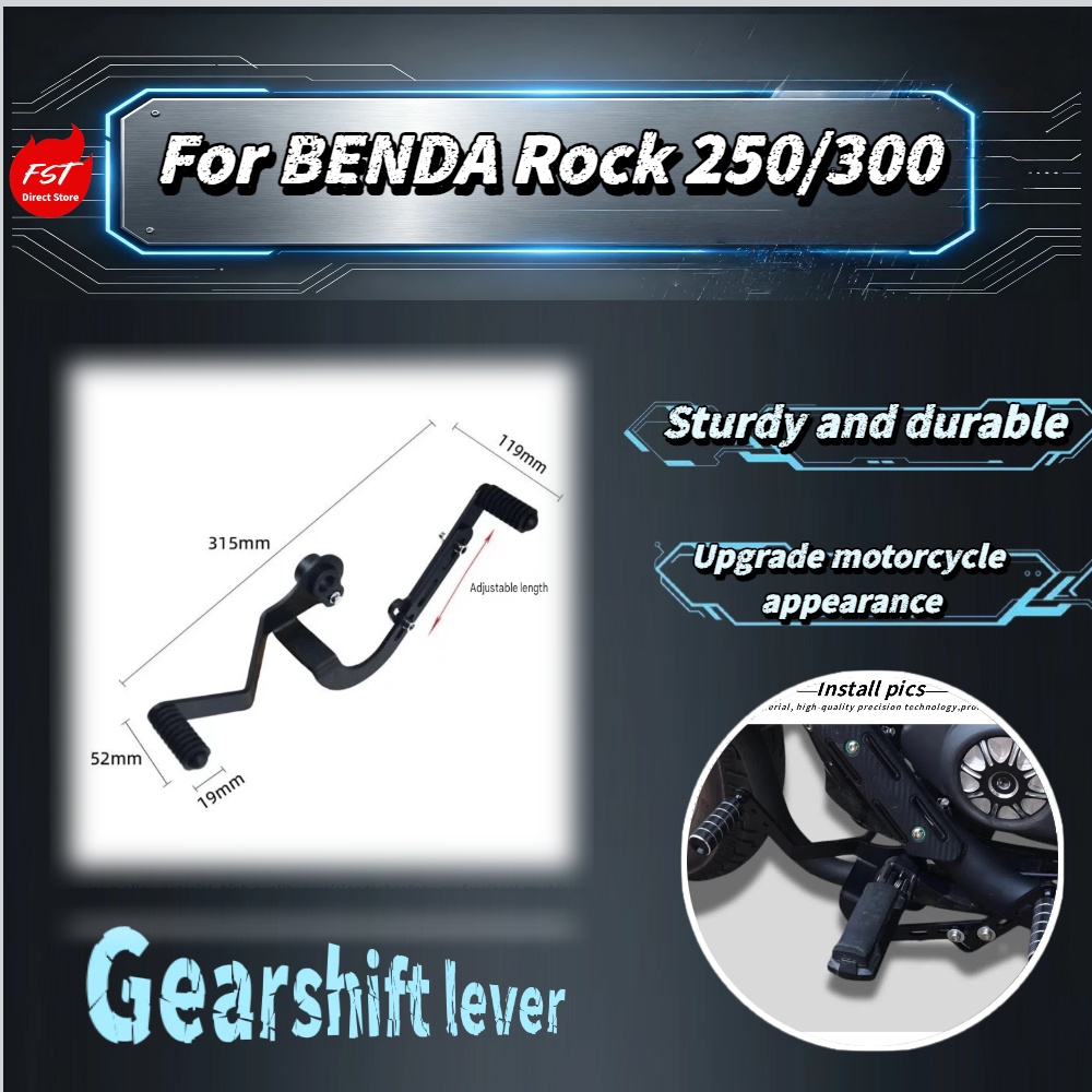 Gear Set Motorcycle - Conjunto de Pedais de Câmbio Dianteiro
