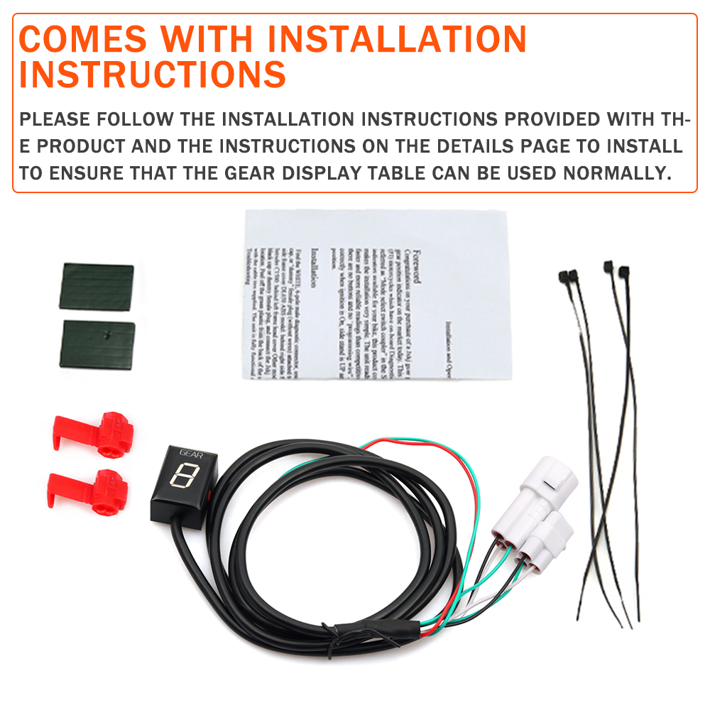 Acessórios para motocicleta in - Gear Indicator Display avaliação e preço