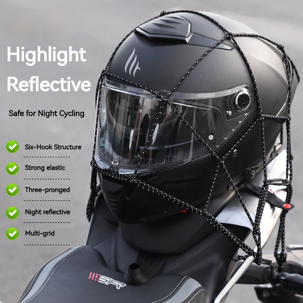 Rede de bagagem com 6 ganchos, - Motorcycle Gear Sale avaliação e preço