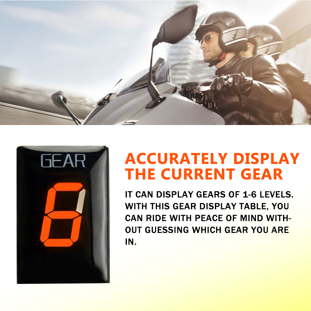 Motocicleta engrenagem indicad - Gear Indicator Display avaliação e preço