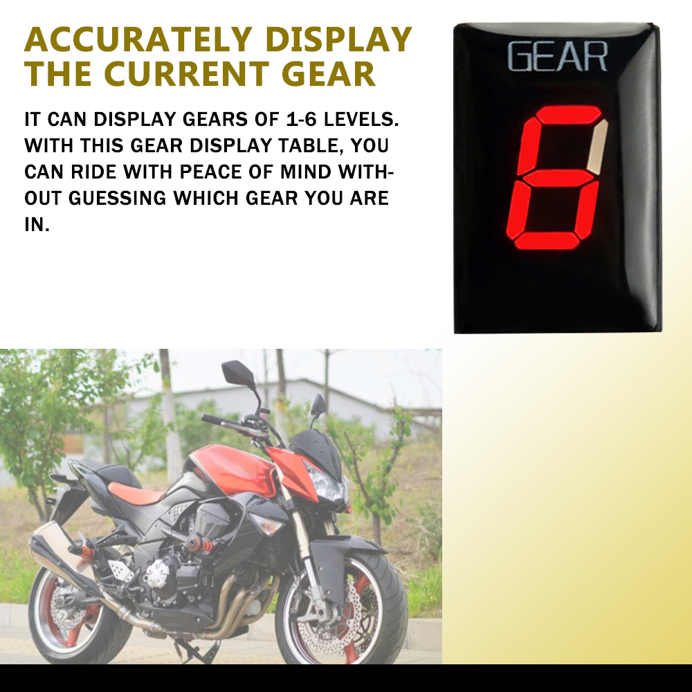 Para kawasaki z750 z1000 Z-750 - Gear Indicator Display avaliação e preço